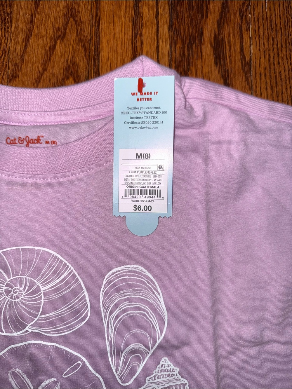 Cat & Jack Pink 'Seaside' Shell Graphic Tee - Kids - Picture 2 of 3